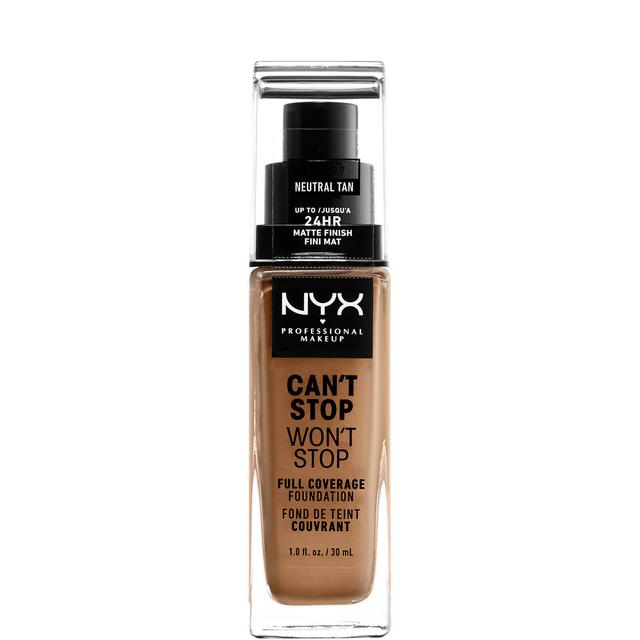 NYX Professional Makeup Can't Stop Won't Stop 24 Hour Foundation (διάφορες αποχρώσεις) - Neutral Tan on Productcaster.