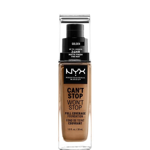 NYX Professional Makeup Can't Stop Won't Stop 24 Hour Foundation (διάφορες αποχρώσεις) - Golden on Productcaster.