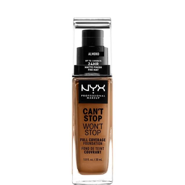 NYX Professional Makeup Can't Stop Won't Stop 24 Hour Foundation (Various Shades) - Almond on Productcaster.