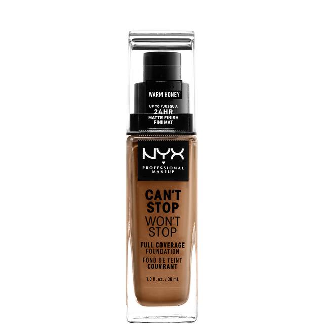 NYX Professional Makeup Can't Stop Won't Stop 24 Hour Foundation (διάφορες αποχρώσεις) - Warm Honey on Productcaster.