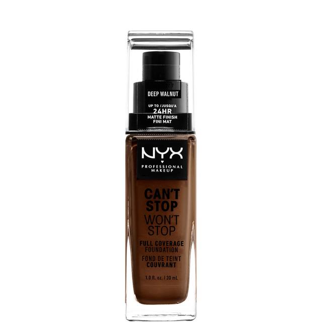 NYX Professional Makeup Can't Stop Won't Stop 24 Hour Foundation (διάφορες αποχρώσεις) - Deep Walnut on Productcaster.