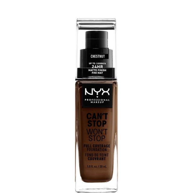 NYX Professional Makeup Can't Stop Won't Stop 24 Hour Foundation (Various Shades) - Chestnut on Productcaster.