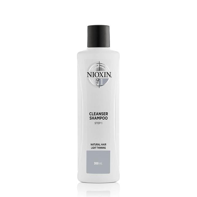 NIOXIN 3-Part System 1 Cleanser Shampoo for Natural Hair with Light Thinning 300 ml on Productcaster.