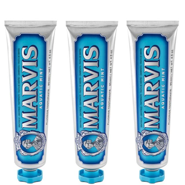 Marvis Aquatic Mint Toothpaste Bundle (3x85ml) on Productcaster.