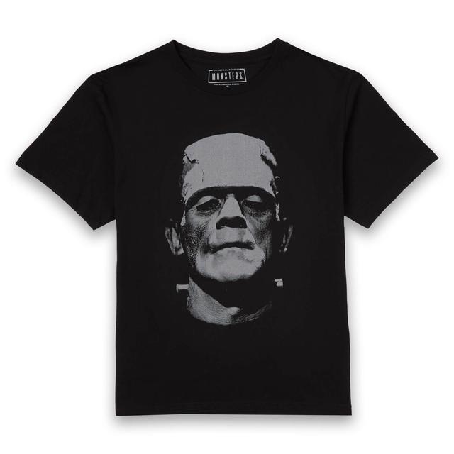 Universal Monsters Frankenstein Black and White Men's T-Shirt - Black - S on Productcaster.