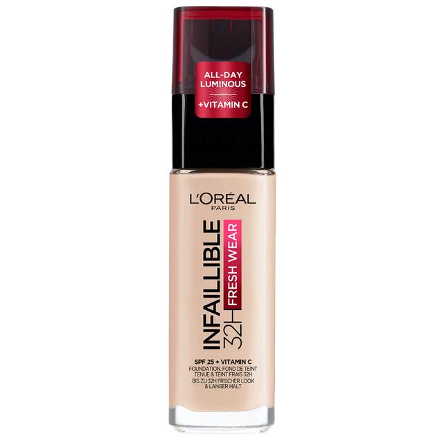 L'Oréal Paris Infallible 32hr Freshwear Liquid Foundation (Various Shades) - 015 Porcelaine on Productcaster.