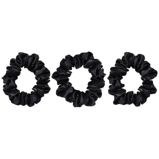 Slip Silk Large Scrunchies (Various Colours) - Black on Productcaster.