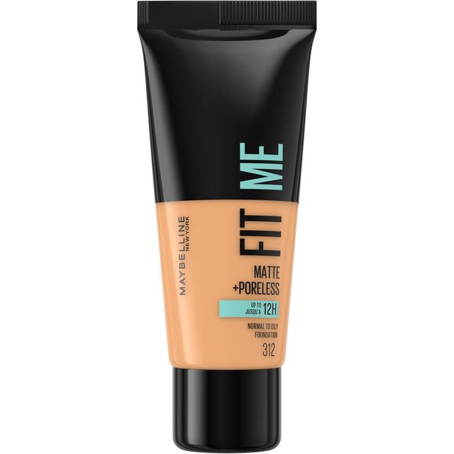 Maybelline Fit Me! Matte and Poreless Foundation 30 ml (διάφορες αποχρώσεις) - 312 Golden on Productcaster.