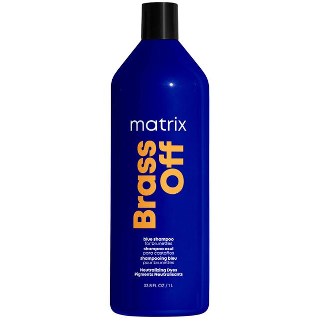 Matrix Total Results Brass Off Brunette Blue Shampoo for Lightened Brunette Hair 1000ml on Productcaster.