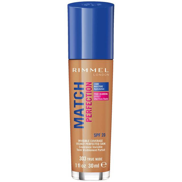 Rimmel Match Perfection Foundation 30 ml (διάφορες αποχρώσεις) - True Nude on Productcaster.