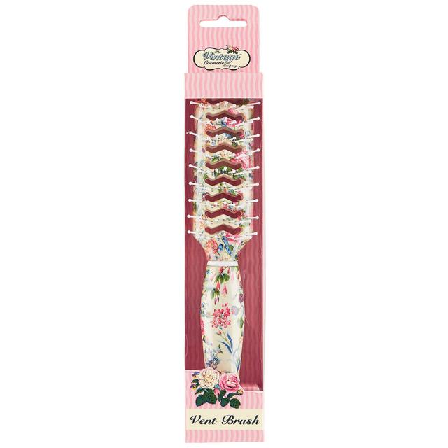 The Vintage Cosmetic Company Floral Vent Hair Brush on Productcaster.