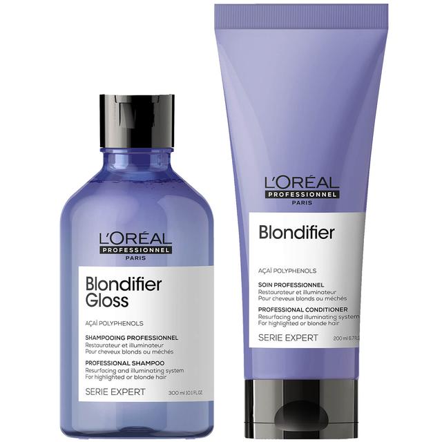 L'Oréal Professionnel Serie Expert Blondifier Gloss Shampoo and Conditioner Duo on Productcaster.