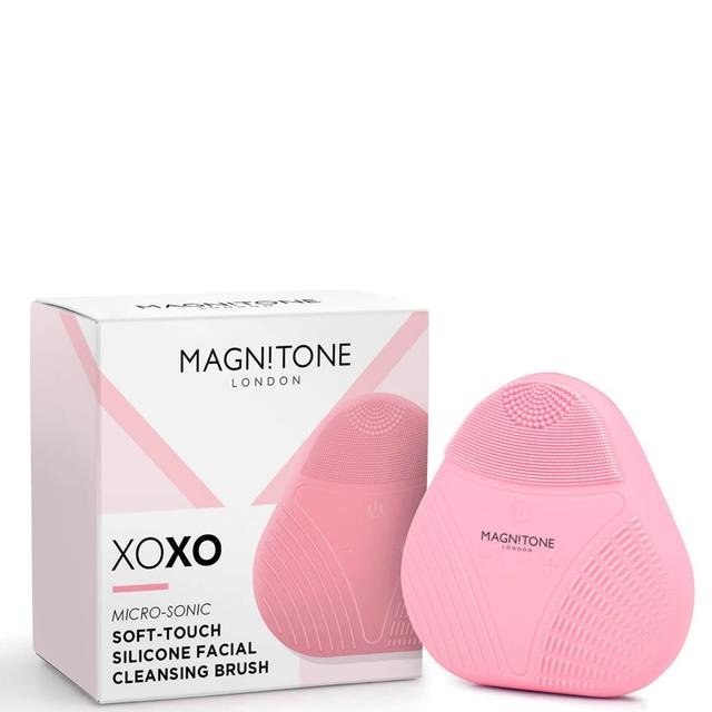 MAGNITONE London XOXO SoftTouch Silicone Cleansing Brush - Pink on Productcaster.