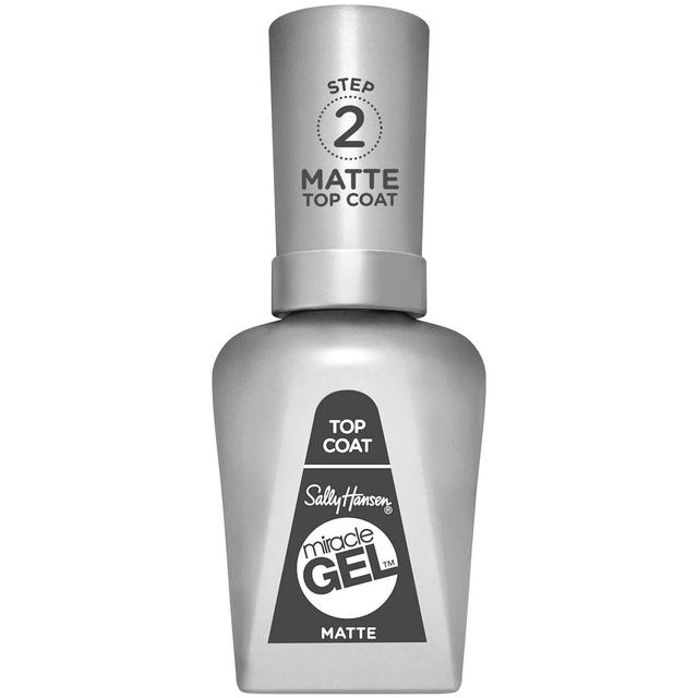 Sally Hansen Miracle Gel Nail Varnish 14.7ml (Various Shades) - Matte Top Coat on Productcaster.