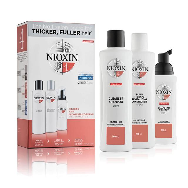 NIOXIN 3-Part System 4 Loyalty Kit for Coloured Hair with Progressed Thinning on Productcaster.