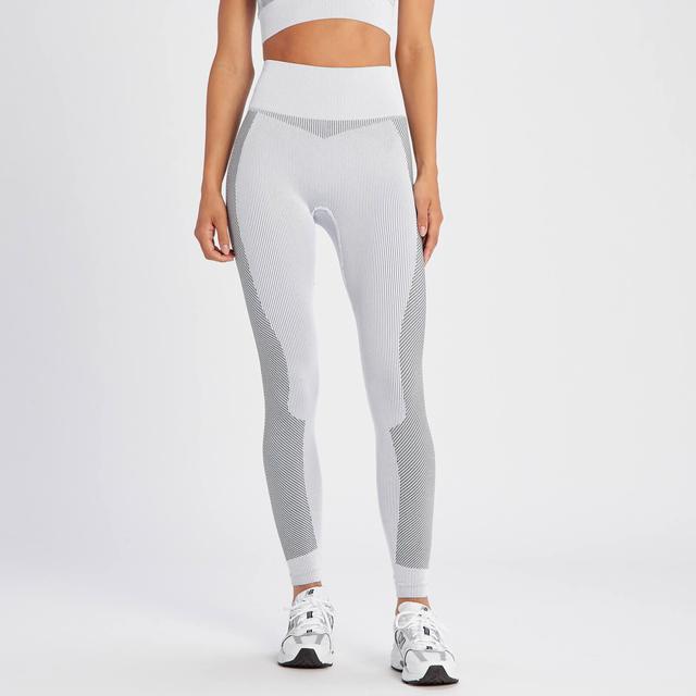 Contrast Seamless Leggings - White - XL - Myprotein on Productcaster.