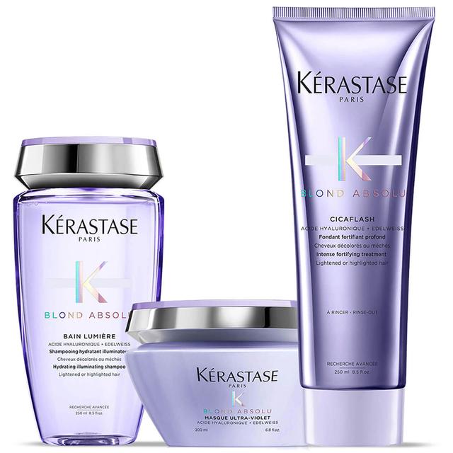 Kérastase Blond Absolu Lumiere Shampoo, Conditioner and Masque Trio on Productcaster.