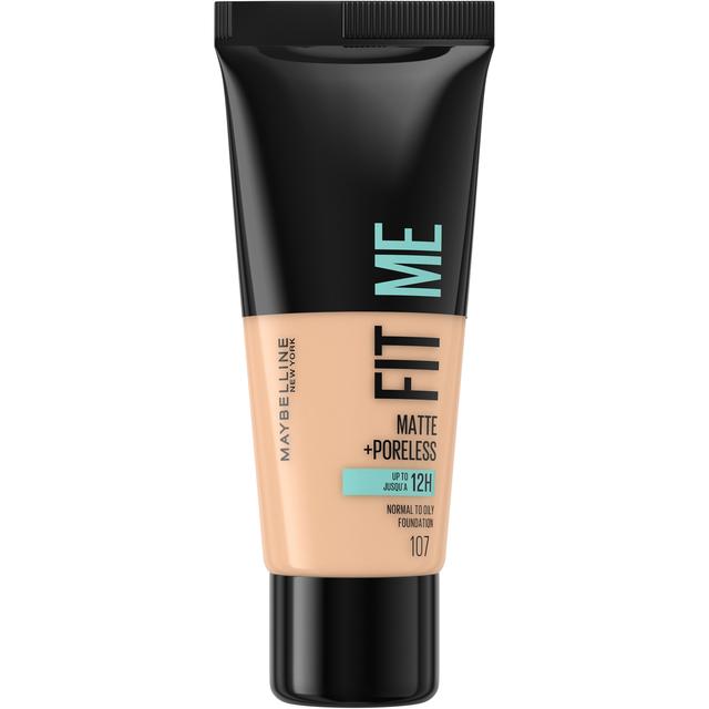 Maybelline Fit Me! Matte and Poreless Foundation 30ml (Various Shades) - 107 Rose Beige on Productcaster.