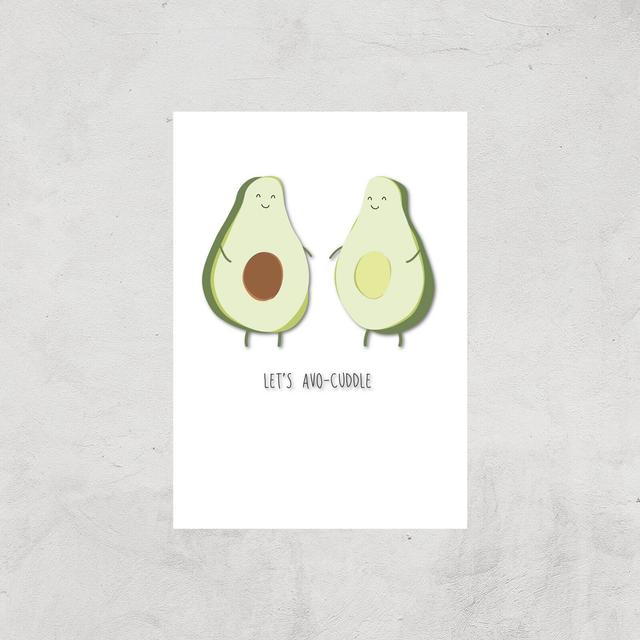 Let's Avo-Cuddle Art Print - A4 - Print Only on Productcaster.