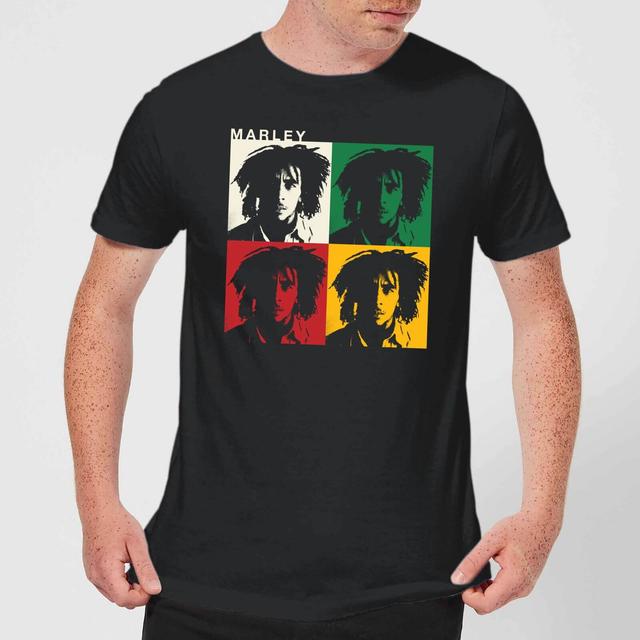 Camiseta Faces de Bob Marley para hombre - Negro - S - Negro on Productcaster.