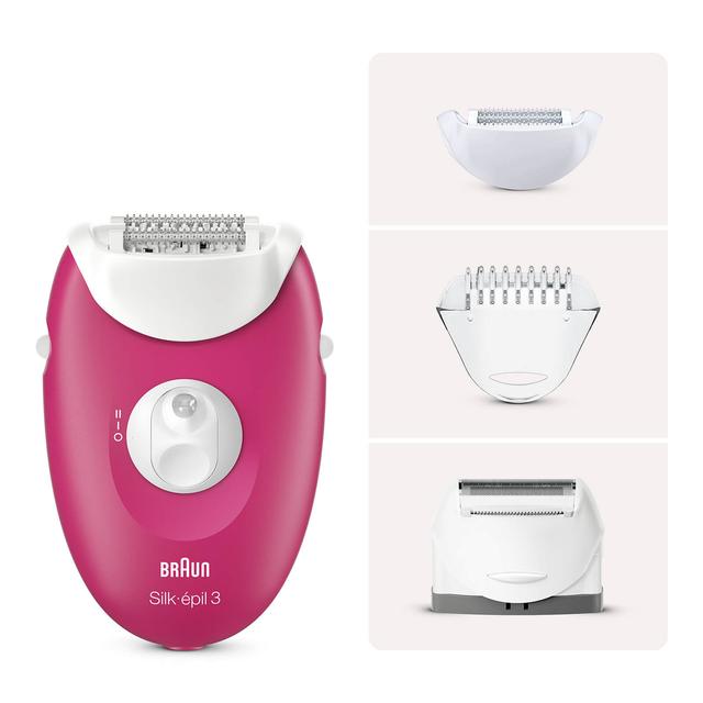 Braun Silk-épil 3 3-410 Epilator with 3 Extras on Productcaster.