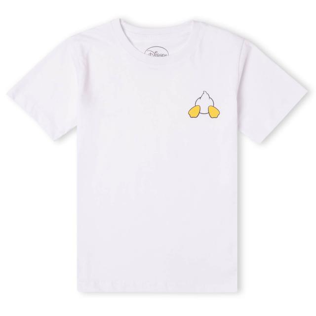 Camiseta para niño Pato Donald Backside Disney - Blanco - 7-8 años on Productcaster.