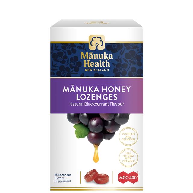 Manuka Health MGO 400+ Manuka Honey Drops with Blackcurrant 65g on Productcaster.