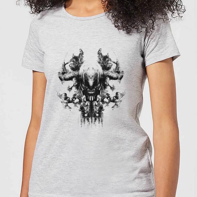 Avengers Endgame Thanos Rorschach Women's T-Shirt - Grey - M on Productcaster.