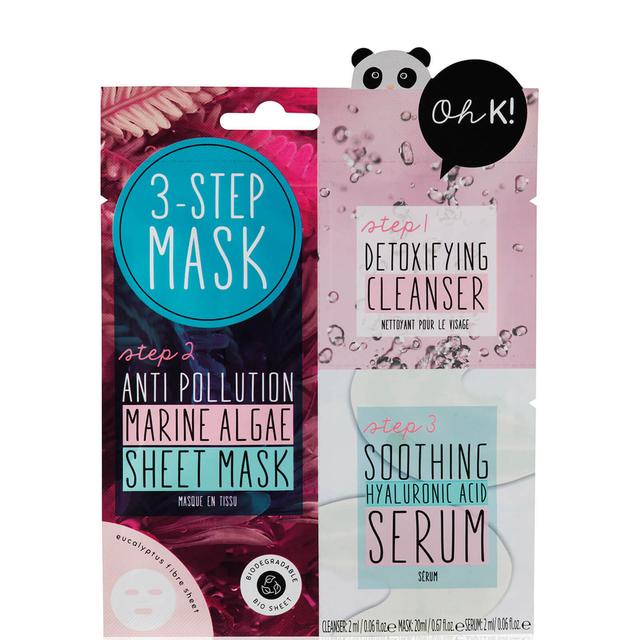 Oh K! 3-Step Anti-Pollution Marine Algae Sheet Mask 24ml on Productcaster.