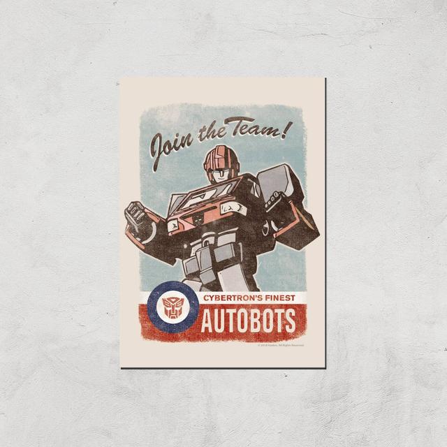 Transformers Join The Team Art Print - A4 - Print Only on Productcaster.