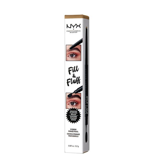 NYX Professional Makeup Fill and Fluff Eyebrow Pomade Pencil 0.2g (Various Shades) - Blonde on Productcaster.