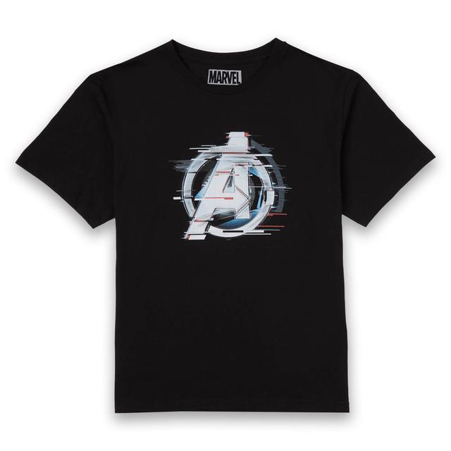 Avengers: Endgame Weiß Logo Herren T-Shirt - Schwarz - S on Productcaster.