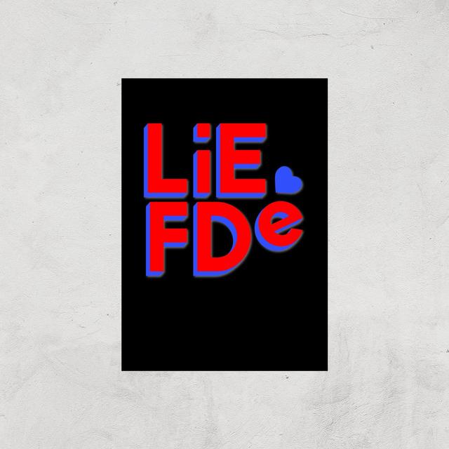 Liefde Block Art Print - A3 - Print Only on Productcaster.