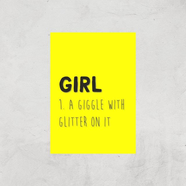 Girl Definition Art Print - A4 - Print Only on Productcaster.