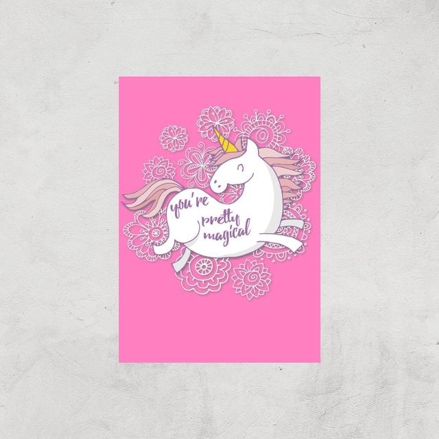 You Are Pretty Magical Unicorn Art Print - A4 - Print Only on Productcaster.