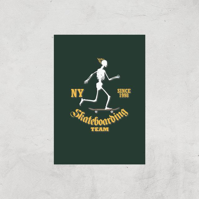 Skateboarding Team Art Print - A4 - Print Only on Productcaster.