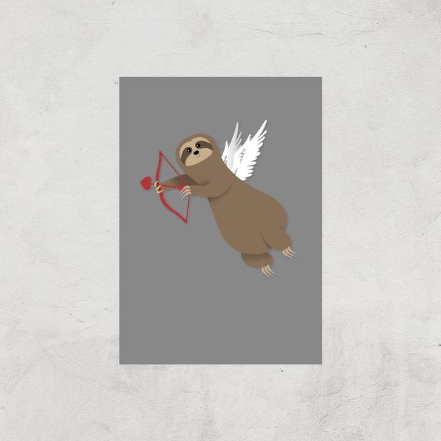 Sloth Cupid Art Print - A4 - Print Only on Productcaster.