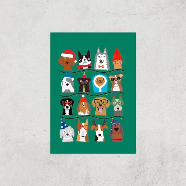 Merry Dogmas Art Print - A3 - Print Only on Productcaster.