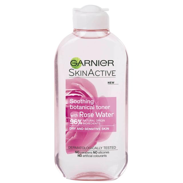 Garnier Natural Rose Water Toner for Sensitive Skin 200ml on Productcaster.