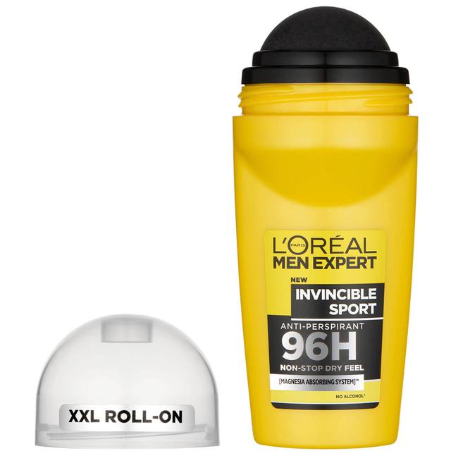 L'Oréal Men Expert Invincible Sport 96H Roll On Anti-Perspirant Deodorant 50ml on Productcaster.