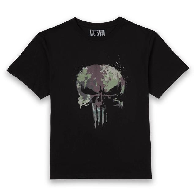 Marvel Camo Skull Camiseta de Hombre - Negra - XS on Productcaster.