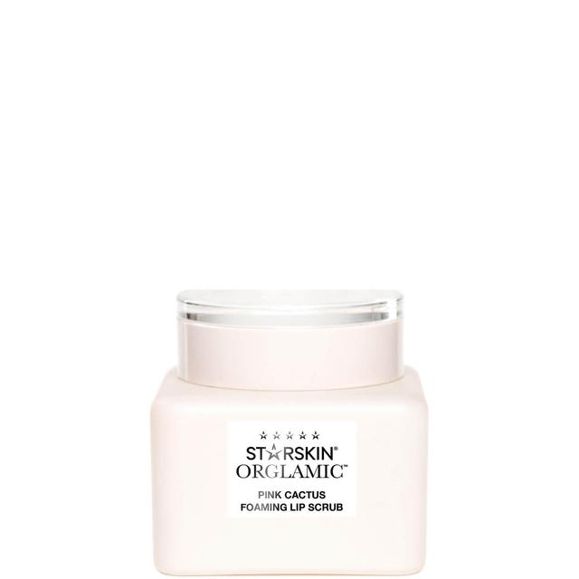 STARSKIN Orglamic Pink Cactus Foaming Lip Scrub Exfoliate and Smooth 0.51 fl. oz on Productcaster.