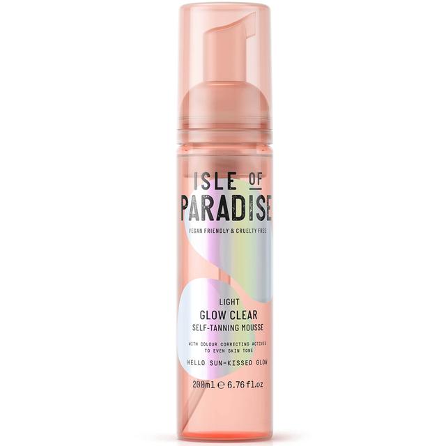 Isle of Paradise Glow Clear Self-Tanning Mousse - Light 200ml on Productcaster.