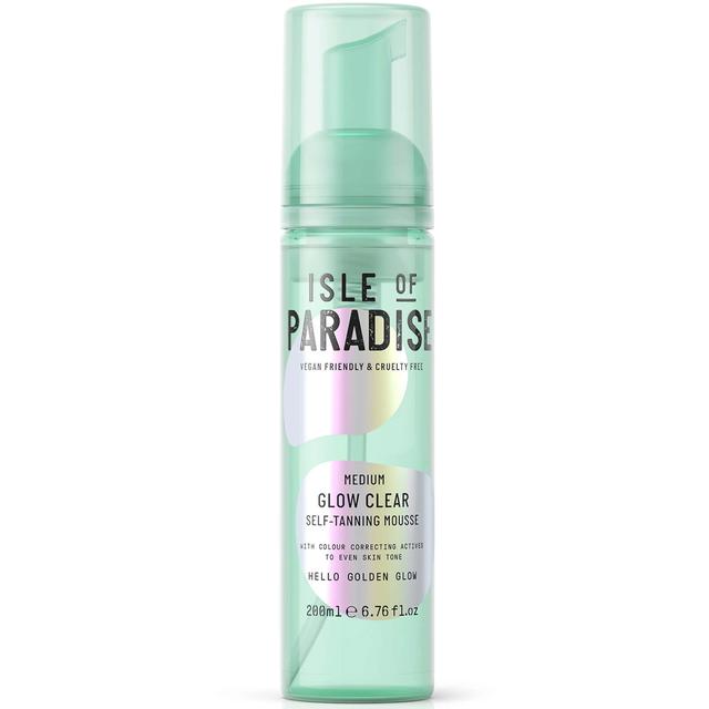 Isle of Paradise Glow Clear Self-Tanning Mousse - Medium 200ml on Productcaster.