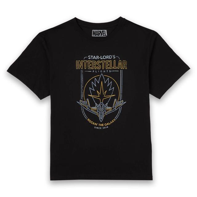 Marvel Guardians Of The Galaxy Interstellar Flights Männer T-Shirt – Schwarz - XL on Productcaster.