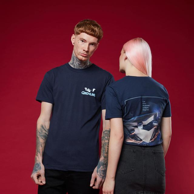 Gremlins Unisex T-Shirt - Navy - XL on Productcaster.