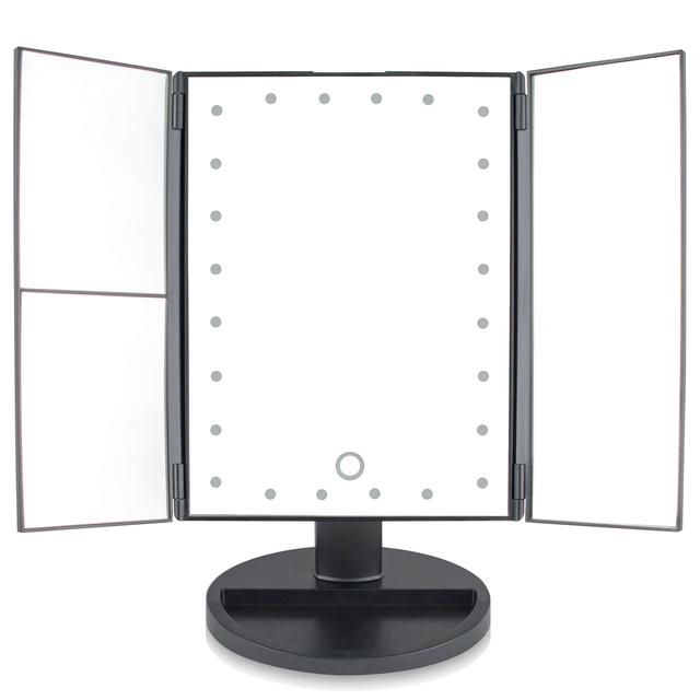 Rio 24 LED Touch Dimmable Cosmetic Makeup Mirror With 2X & 3X Magnification on Productcaster.