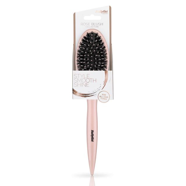 BaByliss Rose Blush Smoothing Brush on Productcaster.