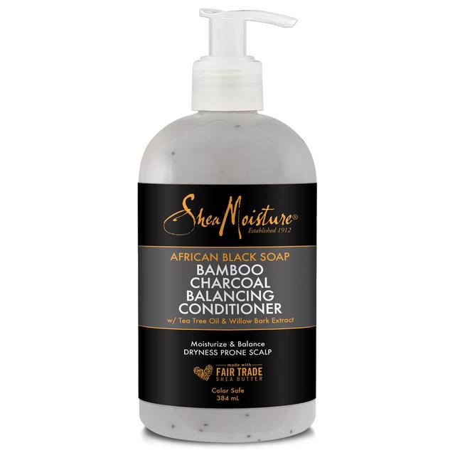 Shea Moisture African Black Soap Bamboo Charcoal Conditioner 384ml - Exclusive on Productcaster.