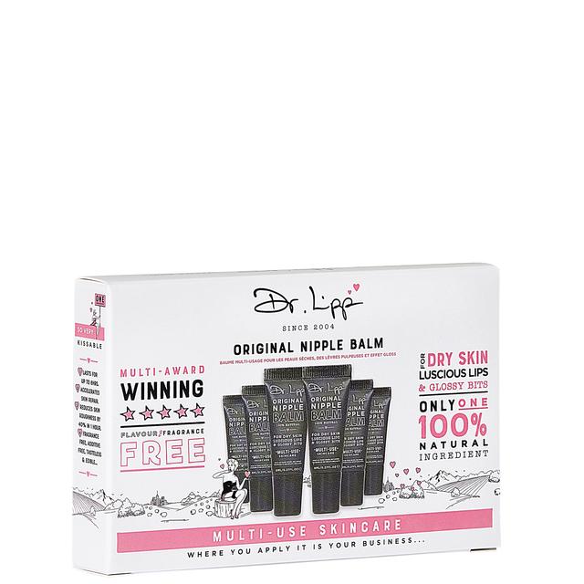 Dr. Lipp Pack Of 6 Minis, Original Nipple Balm For Luscious Lips & Glossy Bits on Productcaster.